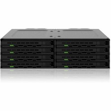 Icy Dock ExpressCage MB038SP-B Drive Enclosure for 5.25" SATA/600 12Gb/s SAS