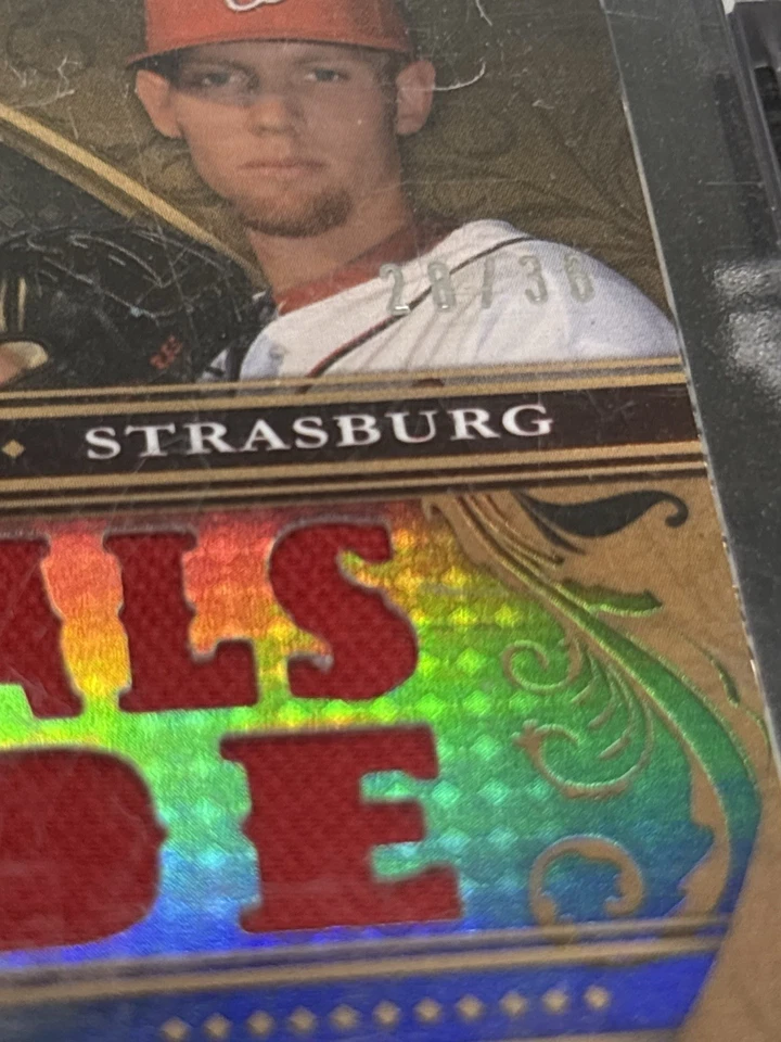 2013 Topps Triple Threads Relic Combos/36 Jordan Zimmermann Stephen Strasburg Foto 4 de 4