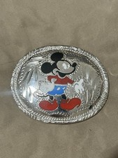 Mickey Mouse Vintage Belt Buckle 1980s GREAT CONDITION