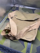 Original WW2 British Army Canvas Mask Bag - 1941 Dated