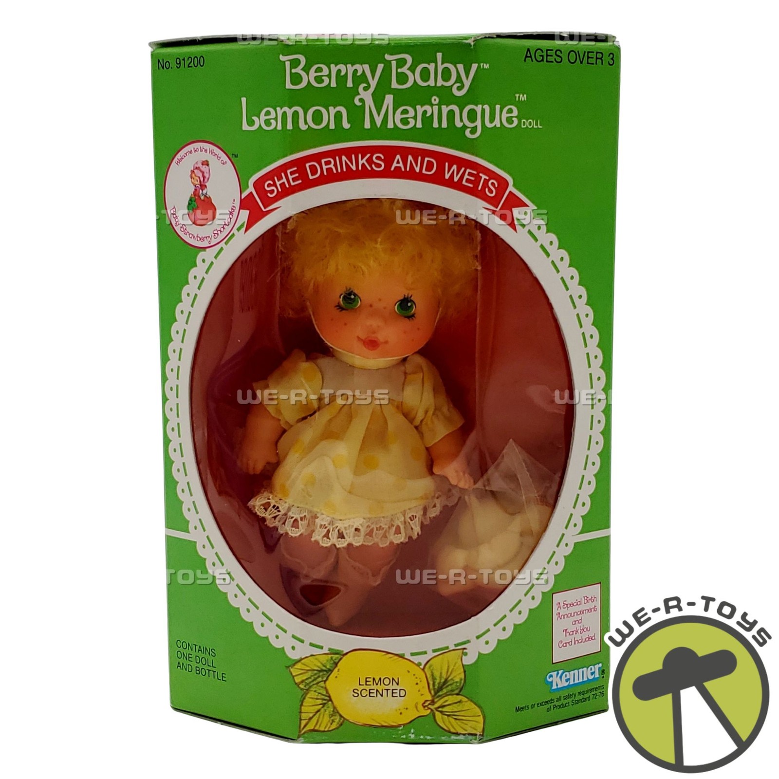Strawberry Shortcake Berry Baby Lemon Meringue Doll No. 91200 Kenner 1984