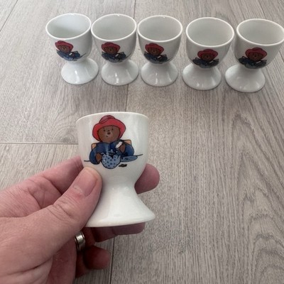 Paddington Bear Eierbecher 6er Set doppelseitige Figur Geschirr