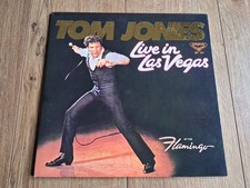 TOM JONES - LIVE IN LAS VEGAS LP 1973 JAPAN LONDON RECORDS GATEFOLD SLEEVE