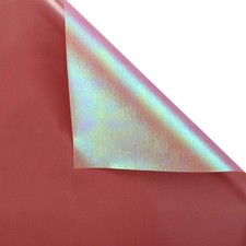 20 PCS Iridescent Double Sided Flower Wrapping Paper Florist Bouquet Red