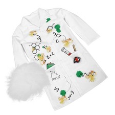 Children's Scientist Suit Doctor Coat Costume Career Dress up for Kids