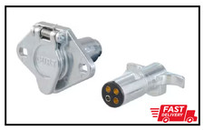 4-Way round Connector Plug  Socket Packaged 4-Pin Round Connector Plug Pole