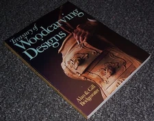 TREASURY OF WOODCARVING DESIGNS By Alan Bridgewater & Gil Bridgewater **Mint**