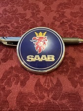 Saab 9-3 2004-10 Trunk Lid Emblem Original 12831661 12844160 Griffin Head-71mm