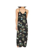 Maxi Shift Dress Palm Trees Bird Old Navy Small