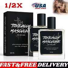 1/2X Big Dog Labs Toxically Masculine - Pheromone Infused Eau de Cologne for Men