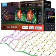 Govee RGBIC Smart Net Lights 2.8x9.4FT 480 LED, Alexa Google Outdoor Waterproof