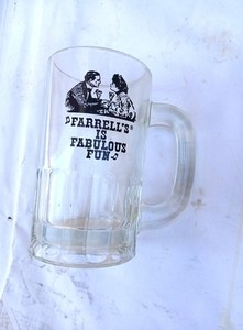 Farrells Ice Cream Vintage Glass. 