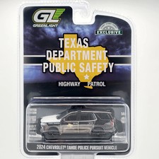 GreenLight - CHASE, BLACK CHROME - '24 Chevrolet Tahoe PPV "Texas Highway