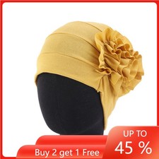 Women Muslim Head Scarf Chemo Cap Beanie Turban Hair Loss Hat Bonnet Head Cover