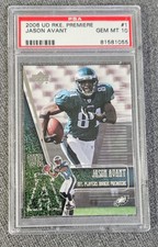2006 Upper Deck Rookie Premiere #1 Jason Avant PSA 10 RC Card Graded Mint. rookie card picture
