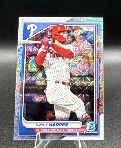 Bryce Harper Silver Mojo 2024 Bowman #37 Philadelphia Phillies