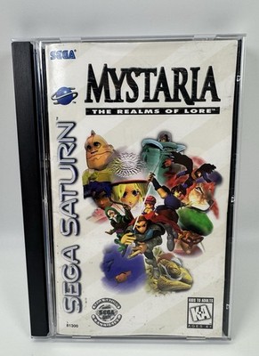 Mystaria: The Realms of Lore w/ Manual & Registration Sega Saturn, 1995