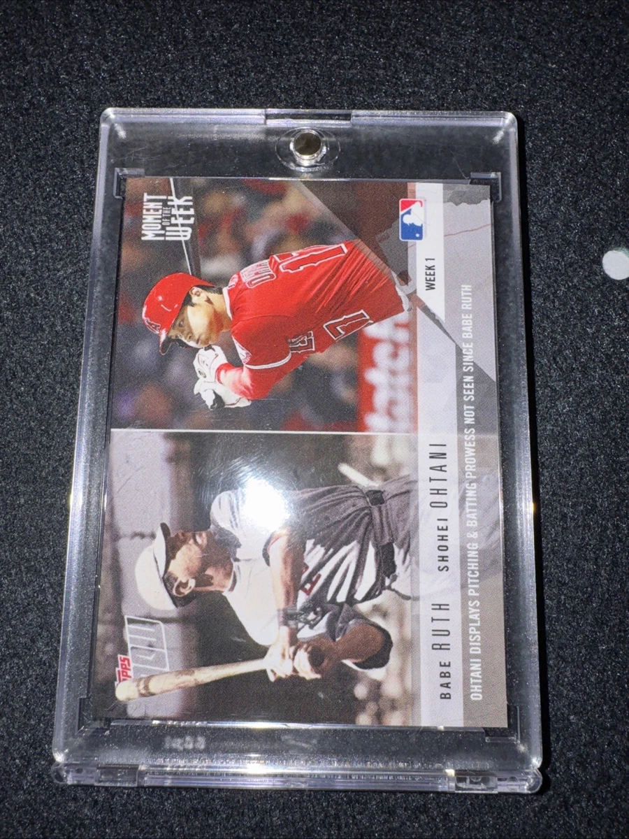 2018 Topps Now - Babe Ruth Shohei Ohtani #MOW-1 | eBay