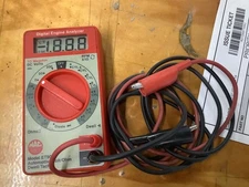 MAC ET905 Automotive Volt/Ohm/Dwell/Tach Meter with Leads  no case