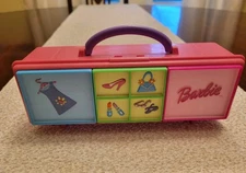 Mattel Barbie 1999 - Y2K Accessory Storage Container, Tara Toys