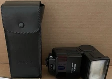 Vintage MINOLTA MAXXIM 4000AF Shoe Mount Flash w/ Case