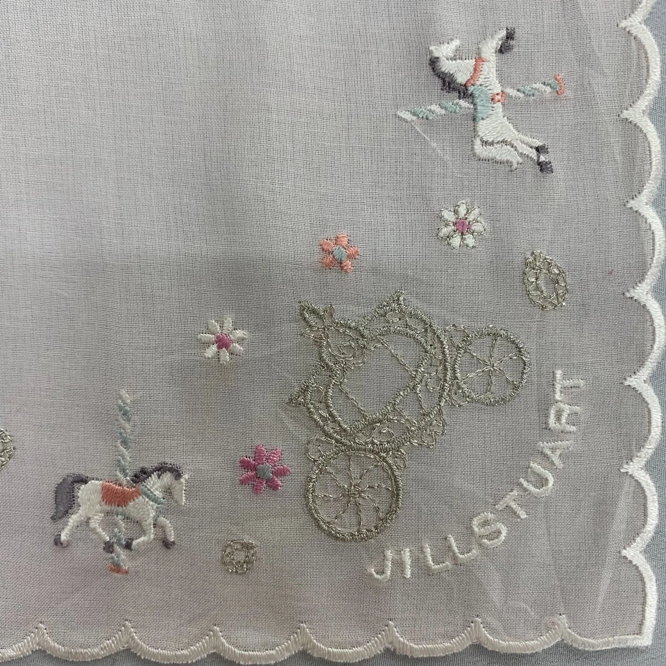 复古 Jill Stuart 手帕头巾口袋方巾小领巾 — 第 4/4 张图片