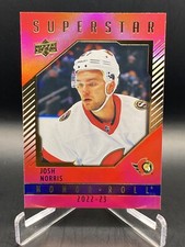 2022-23 Upper Deck Hockey Series 1 Josh Norris Honor Roll Red Senators