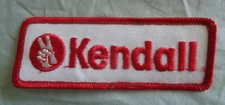 KENDALL MOTOR OIL UNIFORM PATCH - NEW VINTAGE - ORIGINAL - GAS
