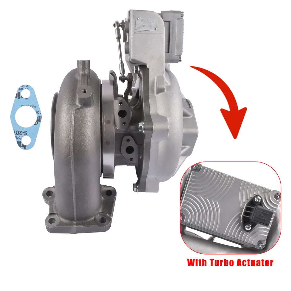 Turbo Turbocharger for 2007-21 Chevrolet Silverado 3500 GMC Sierra 3500 2500 HD Foto 4 de 4