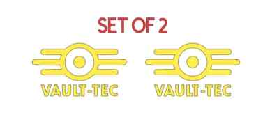 VAULT-TEC logo from Fallout video game series decal you choose color