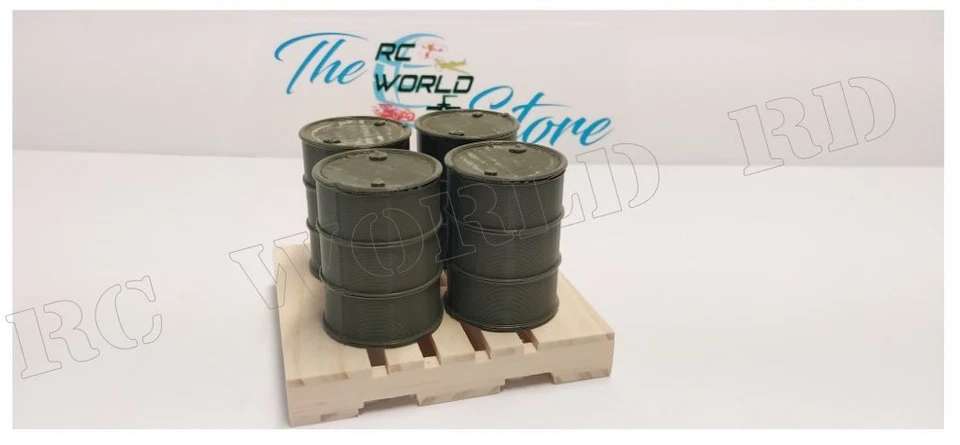 DRUM/BARREL Simulation MINI Scale Deco. RC Truck/Military/Diorama/Garage - Image 4 of 4