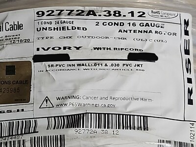 Carol 92772A,   24/1C+16/2C Composite Antenna Rotor Cable In/Out CMX/CMR 216 FT