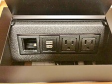 Byrne Power Data Center Black Outlet USB Blank Interlink IQ 9863