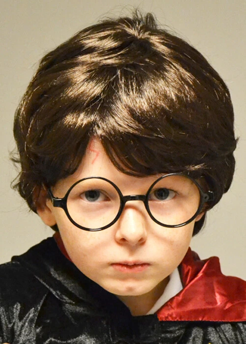 Kids brown sale wig