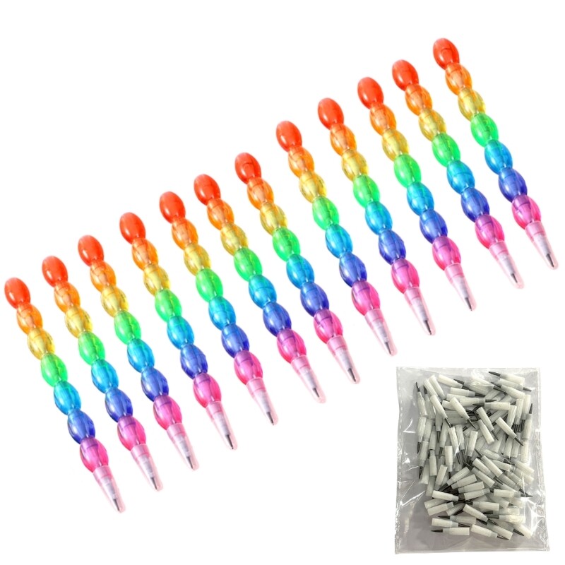 Stackable Pencils Christmas Stocking Fillers for Child Student Writing Drawing