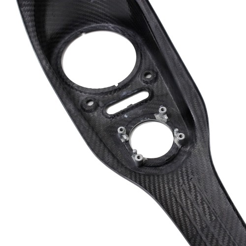 Cubierta de panel de tablero negro de fibra de carbono para Harley Dyna Street Bob FXDB/I - Imagen 7 de 8