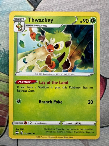 Thwackey Non-Holo English Pokemon TCG BKCH606