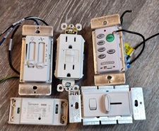 Lot Of 5 Legrand Circuit Interrupter | E42190,Smart Switch, Fan Wall Control ...