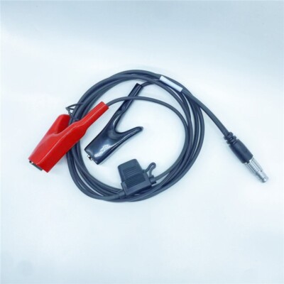 NEW Leica 565856 GS14 GS16 Total Station external power cable 8pins to clips