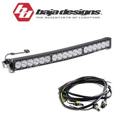 Baja Designs 30" OnX6+ Arc Wide Cornering Light Bar W/ High/Low Wiring Harness