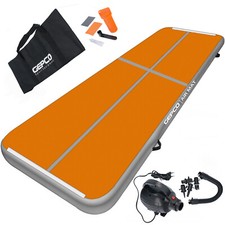 Tappetino da ginnastica 3M Air Track tappetino tumbling gonfiabile tappetino da ginnastica arancione grigio chiaro