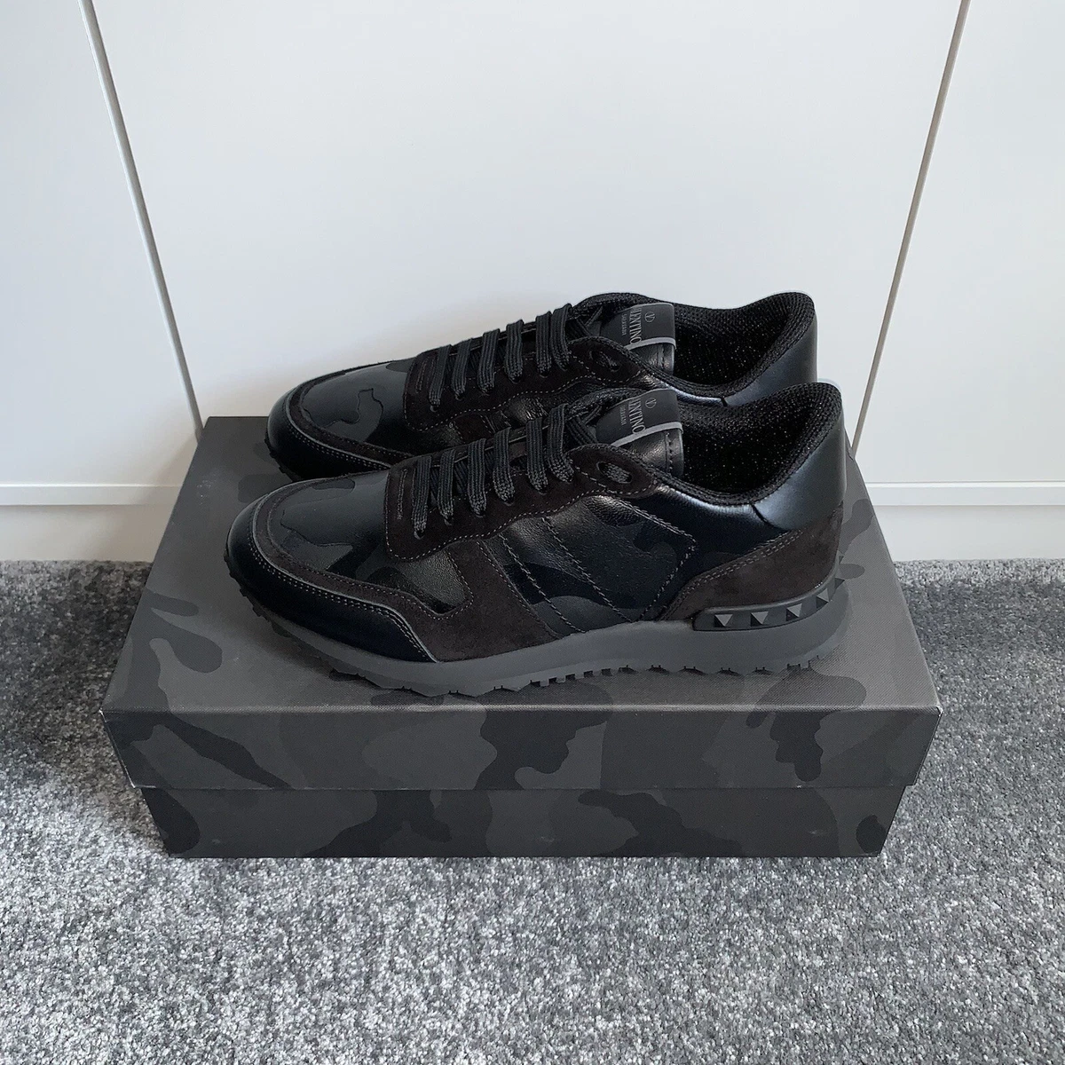 Valentino Garavani Rockrunner - Black UK - Brand | eBay