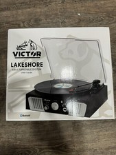 Victor Lakeshore 5-in-1 Hybrid Bluetooth Turntable System New Sealed