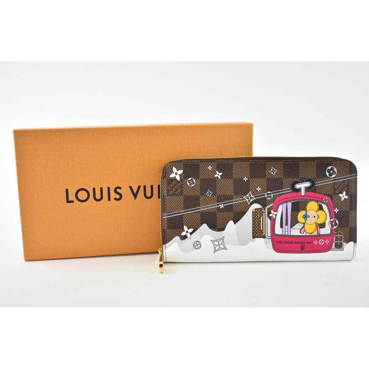 Louis Vuitton Holiday 2019 Vivienne Brown Damier Ebene Zippy Coin
