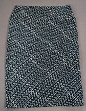 Lularoe Straight Fit Cassie Bluish Green With White Skirt Medium Fit Sz 8-12