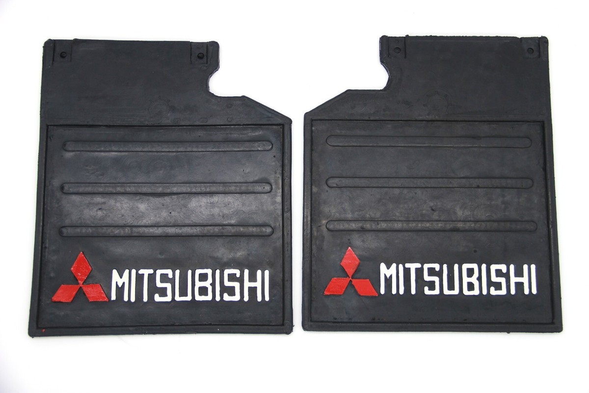 Fits Montero 1982-1990 Mitsubishi Mudflaps Red 9.25