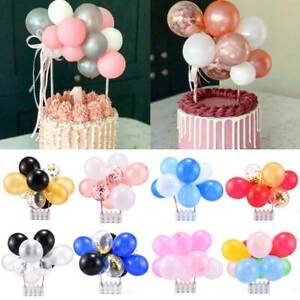 10pack Set Mini Balloon Cake Topper Wedding Birthday Baby Shower Party Decor USA