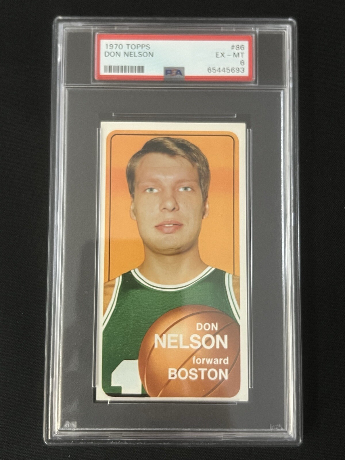 1970 Topps #86 - DON NELSON - PSA 6 - Boston CELTICS