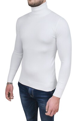 Pullover Maglie Slim Fit Felpa Uomo Senza Cappuccio Maglione