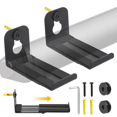 Universal Soundbar Wall Mount Bracket Depth Adjustable for Bose, JBL, LG, Sonos